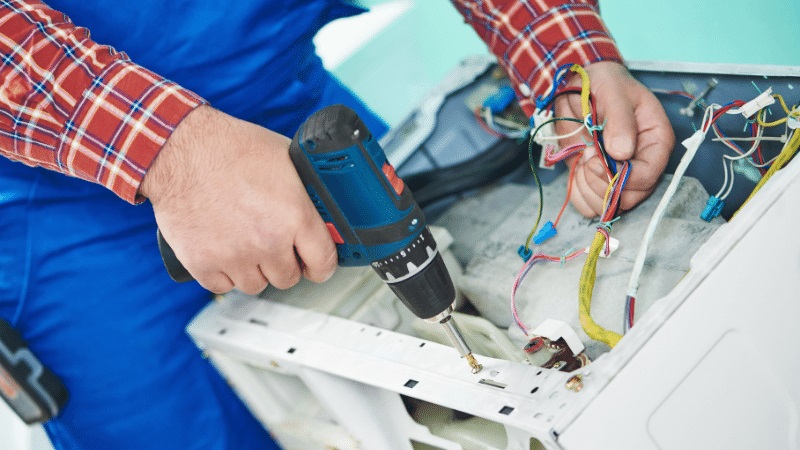 Gebze Toshiba Toshiba çamaşır makinesi kart tamiri – Su almama arızası orijinal parça ile giderildi. - Teknik servis örneği